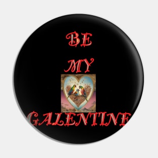 Galentines day lovebirds Pin