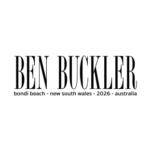 Ben Buckler Street Address T-Shirt