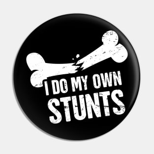 Stunts - Funny Broken Arm Get Well Soon Gift Pin