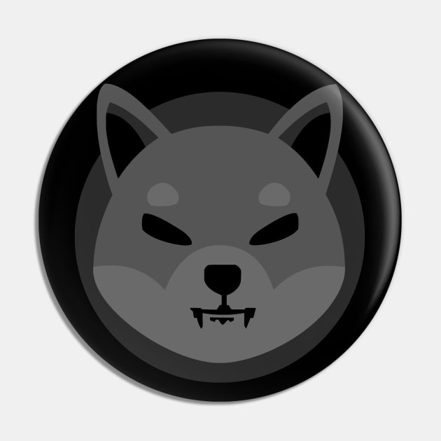 SHIB Night mode v1 Pin by Stickernomicon