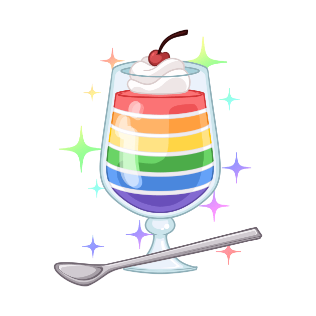Rainbow Jello [LGBTQ+ Sweets] by CuttleCat Creations