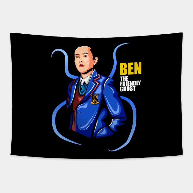 Ben The Friendly Ghost Tapestry by happymonday