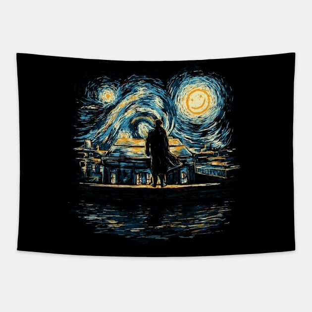 Vangogh Style Tapestry by Nature