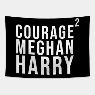 Meghan Markle Prince Harry Courage Squared Tapestry