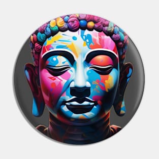 Vibrant Buddha Pin