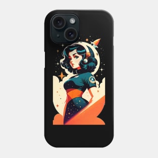 Space Pin Up Girl Phone Case