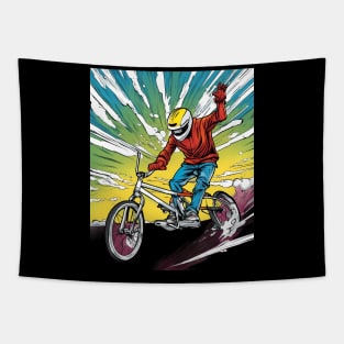 BMX Racing Tapestry