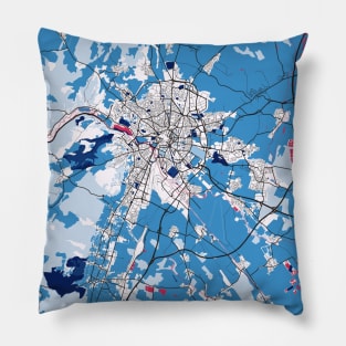 Dijon - France MilkTea City Map Pillow