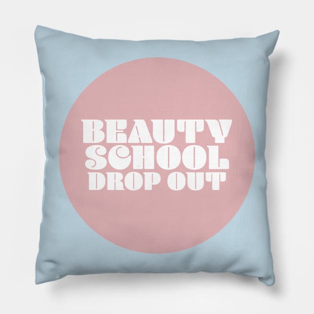 Beauty School drop out - teen angel Pillow by ScottCarey