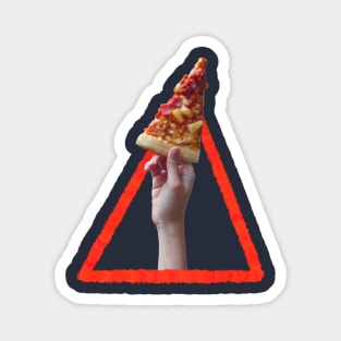 Not Drowning, Waving Pizza Magnet