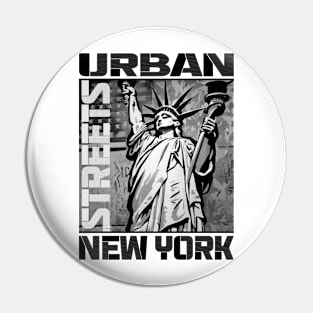 Urban New York Streets Pin