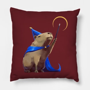 Capibara wizard Pillow