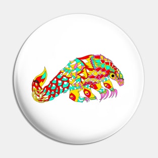 scaly anteater ecopop the armored armadillo Pin