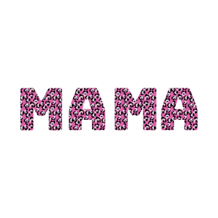 Pink cheetah mama design T-Shirt