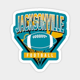 Jacksonville Football Retro Gameday Magnet