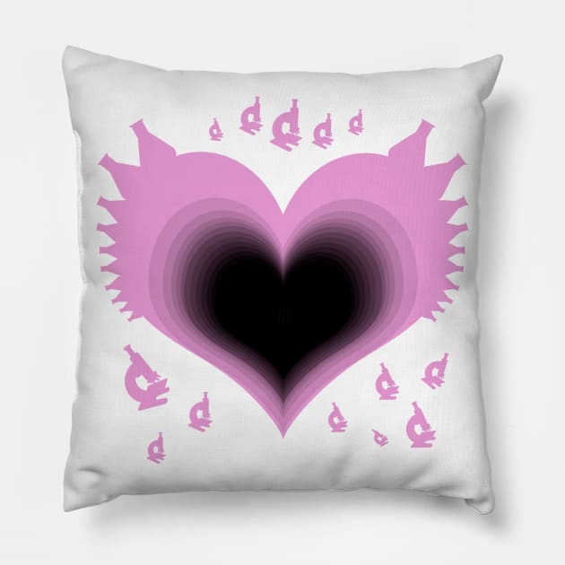 Love from the lab Pillow by ninada