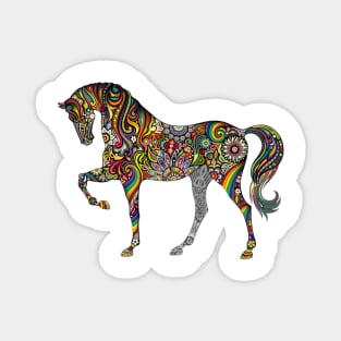 Beautiful Horse Totem Tattoo Art Magnet