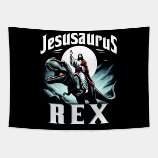 Jesusaurus Rex, Jesus riding a dinosaur Tapestry