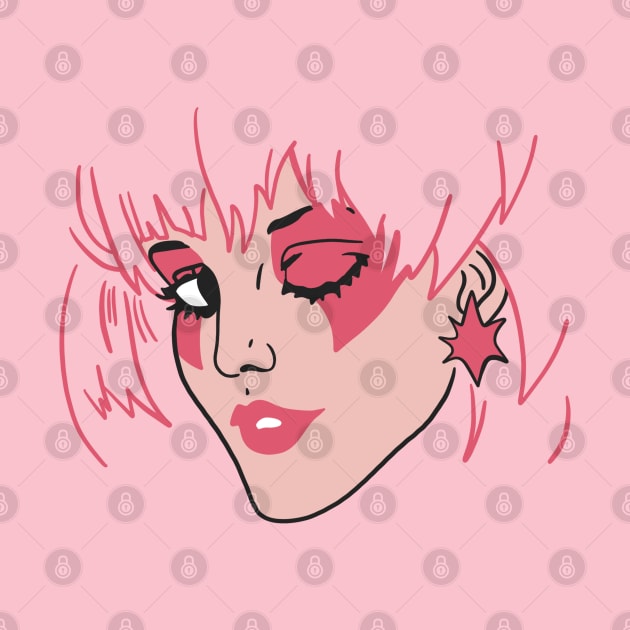 Jem and The Holograms - Jem Portrait Star by maddude