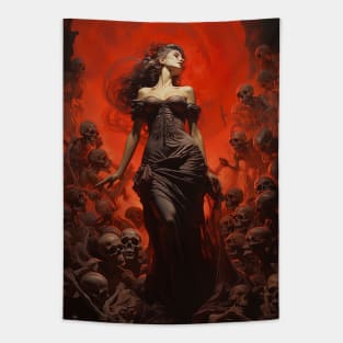 Goddess of Death in hell Tapestry