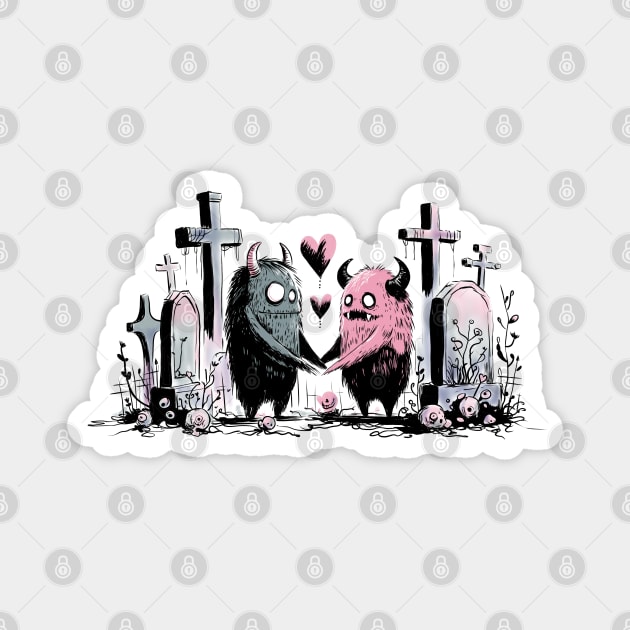 Monsters in Love Magnet by H. R. Sinclair