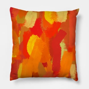 70s color palette Pillow