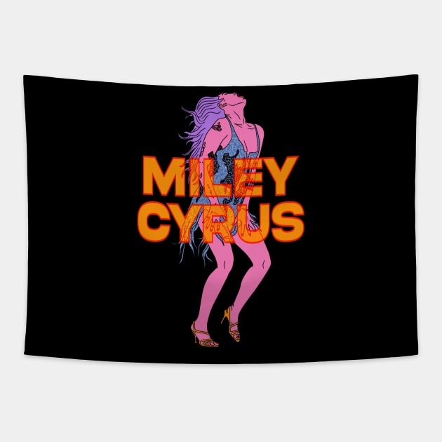 Doctor Miley Tapestry by motelgemini