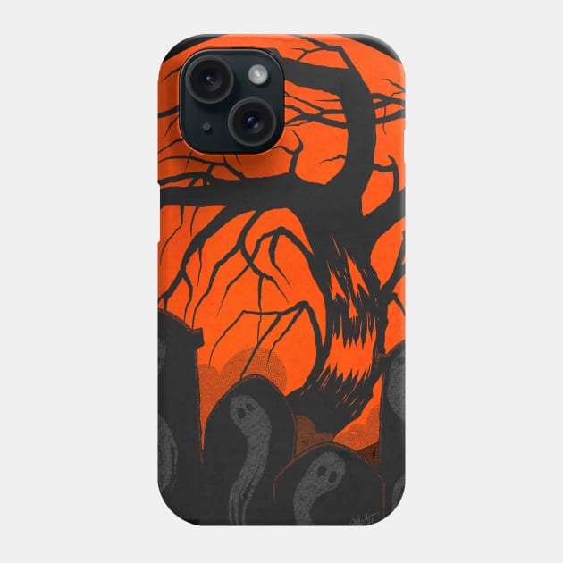 FrightFall2021: Graveyard Phone Case by Chad Savage