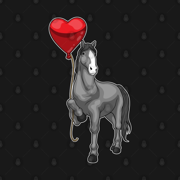 Horse Heart Balloon by Markus Schnabel