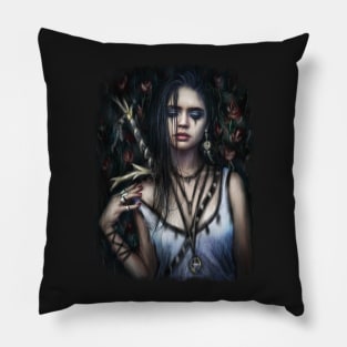 In the Rose Garden Pillow