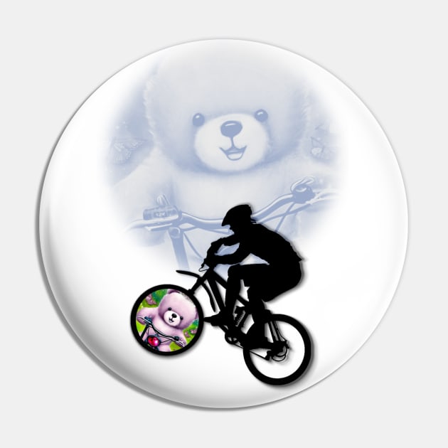 Bike Riding Pin by KC Morcom aka KCM Gems n Bling aka KCM Inspirations