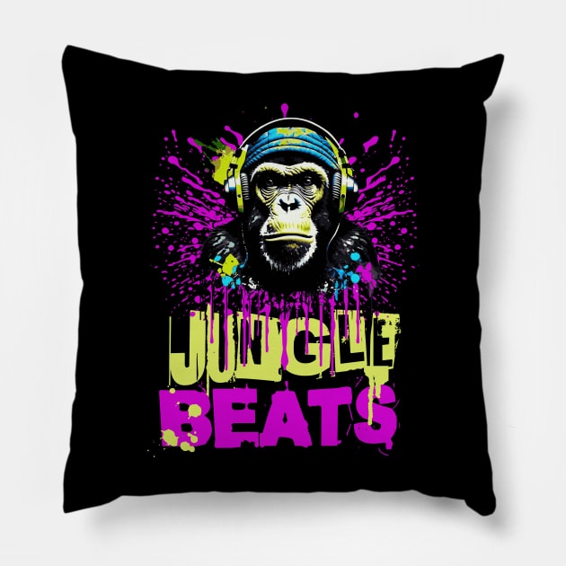 JUNGLE BEATS Pillow by Imaginate