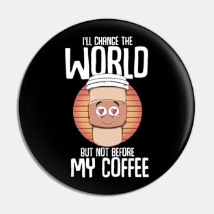 Coffee Lover Pin