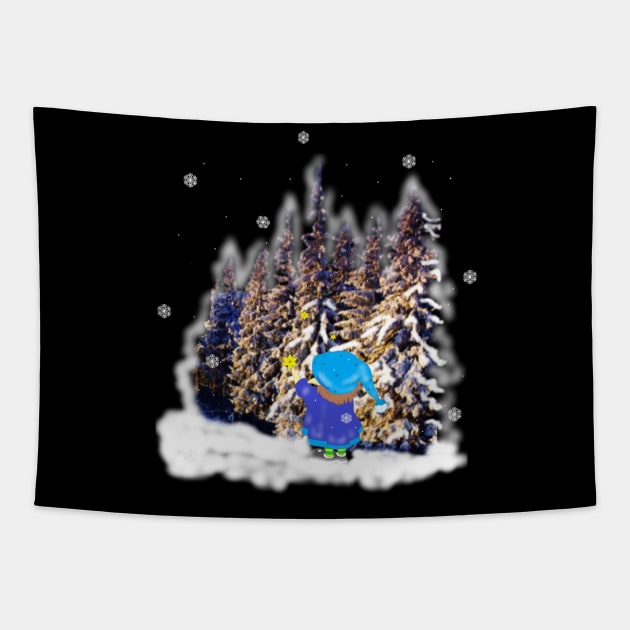 new year gnome Tapestry by VeryOK