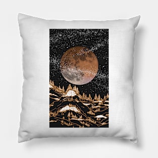 Moon Mountain Celestes Studio© Pillow