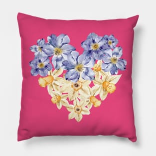 Flower heart Pillow