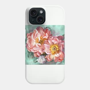 Peony flower Phone Case