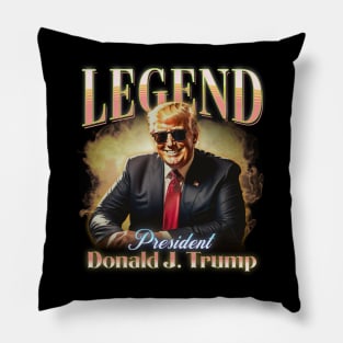 Donald Trump - Legend Vintage Pillow