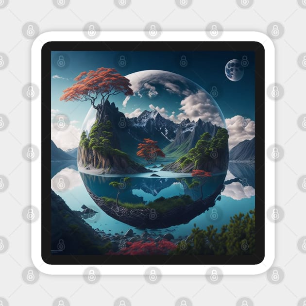 Exploring Our Beautiful World where are you Magnet by SR8891