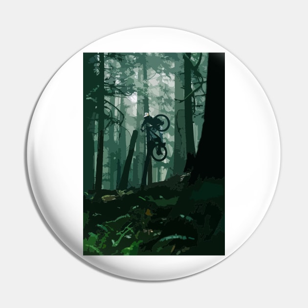 Brandon Semenuk Inverted Table Painting Pin by gktb