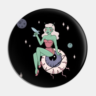 SPACE BABE Pin