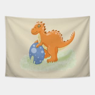 Easter dino egg Tapestry