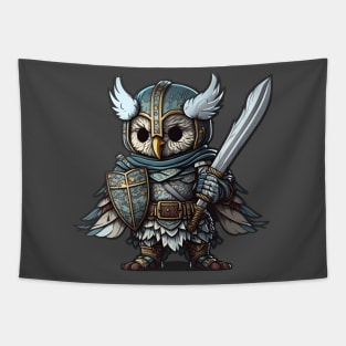 Owl Royal Knight Tapestry
