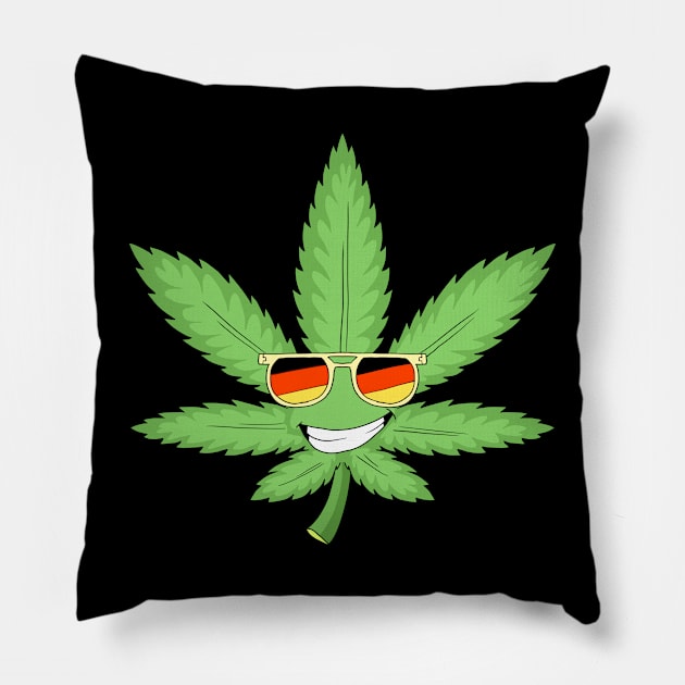 german cannabis legalisation Pillow by JJadx