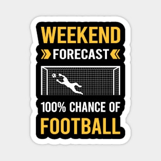 Weekend Forecast Football Magnet