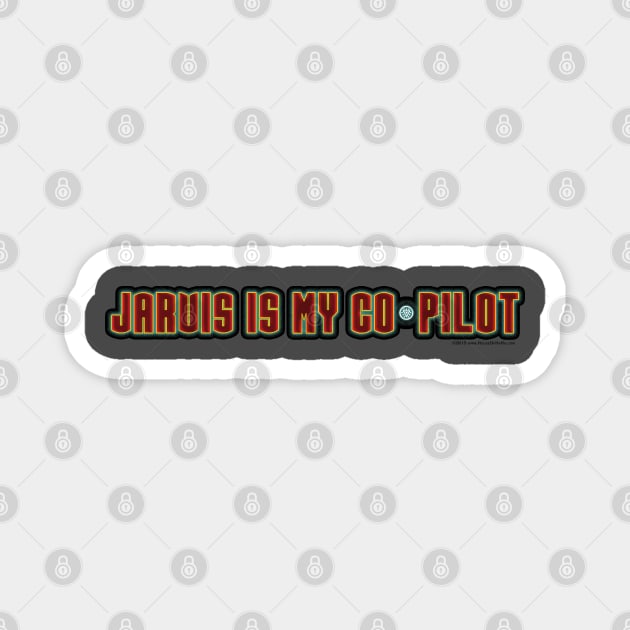 Jarvis Is My Co-Pilot Comic Move Humor Magnet by House_Of_HaHa