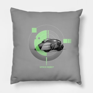 Space robot minimalism Pillow