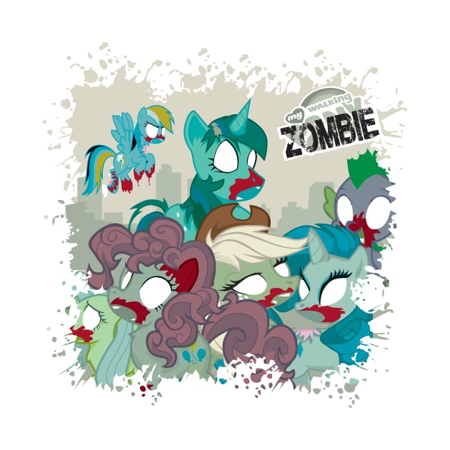 My Little Zombie by CuddleswithCatsArt