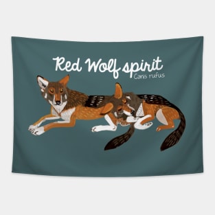 Canis rufus the Wolf Spirit #1 Tapestry