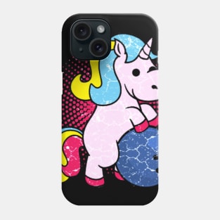 Unicorn Daughter Bowling Kids Funny Bowling Phone Case